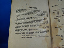 Load image into Gallery viewer, Book - 1947 - Repair Manual - By Ford Motor Company of Canada