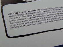 Load image into Gallery viewer, Blackthorne Comics - Nervous Rex- #3 - December 1985