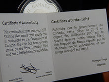 Load image into Gallery viewer, Currency - Silver Coin - $20 - 2017 - Royal Canadian Mint - Master of the Land the Timber Wolf