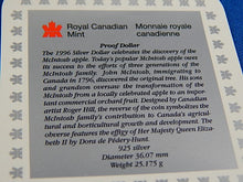Load image into Gallery viewer, Currency - Canadian Coin - $1 - 1996 - Royal Canadian Mint - Celebrates the Discovery of the McIntosh Apple