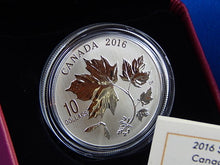 Charger l'image dans la galerie, Silver Coin - $10 - 2016 - Canadian Maple Leaves