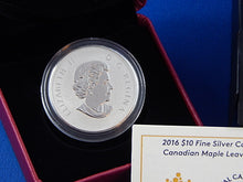 Charger l'image dans la galerie, Silver Coin - $10 - 2016 - Canadian Maple Leaves