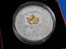 Charger l'image dans la galerie, Silver Coin - $30 - 2018 - Royal Canadian Mint - Golden Maple Leaf