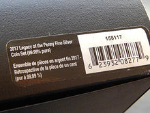 Load image into Gallery viewer, Silver Coin Set - 1 Cent - 2017 - Royal Canadian Mint - Legacy of the Penny