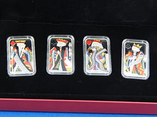 Load image into Gallery viewer, Currency - Silver 4-Coin Set - $25 - 2018 - Royal Canadian Mint - Historical Currency of Canada - Playing Cards of New France