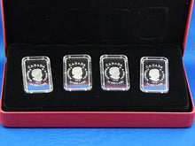 Load image into Gallery viewer, Currency - Silver 4-Coin Set - $25 - 2018 - Royal Canadian Mint - Historical Currency of Canada - Playing Cards of New France