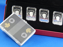 Load image into Gallery viewer, Currency - Silver 4-Coin Set - $25 - 2018 - Royal Canadian Mint - Historical Currency of Canada - Playing Cards of New France
