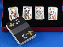 Load image into Gallery viewer, Currency - Silver 4-Coin Set - $25 - 2018 - Royal Canadian Mint - Historical Currency of Canada - Playing Cards of New France
