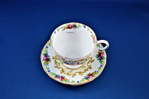 Tea Cup - Paragon - Double Warrant - Minuet - Fine Bone China Tea Cup and Matching Saucer.