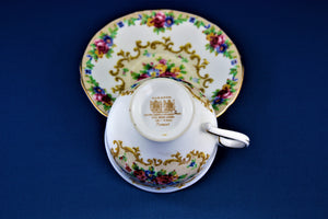 Tea Cup - Paragon - Double Warrant - Minuet - Fine Bone China Tea Cup and Matching Saucer.