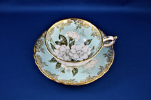 Load image into Gallery viewer, Tea Cup - Paragon - Double Warrant - Aqua Blue Fine Bone China Tea Cup and Matching Saucer
