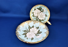 Load image into Gallery viewer, Tea Cup - Paragon - Double Warrant - Aqua Blue Fine Bone China Tea Cup and Matching Saucer

