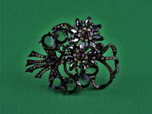 Load image into Gallery viewer, Jewelry - Brooch - Avon SP - Black Rhinestones
