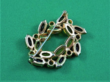 Load image into Gallery viewer, Jewelry - Brooch - Amber Brown Rhinestones