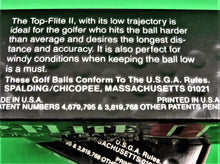 Load image into Gallery viewer, Golf - Spalding Top-Flite II - 2 Sleeves of 3