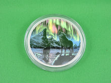 Load image into Gallery viewer, Currency - Silver Coin - $30 - 2016 - RCM - Northern Lights in the Moonlight