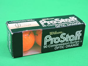 Golf - Wilson ProStaff  - Surlyn - Optic Orange - 1 Sleeve of 3