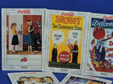 Charger l'image dans la galerie, Coca-Cola Memorabilia - GTF - 1993 - Coca-Cola Collector Cards - #62, 63, 64, 65 and 71