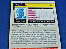 Load image into Gallery viewer, Marvel Collector Cards - 1991 Marvel Universe Series 2 - #8 Iceman