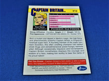 Load image into Gallery viewer, Marvel Collector Cards - 1991 Marvel Universe Series 2 - #12 Captain Britain