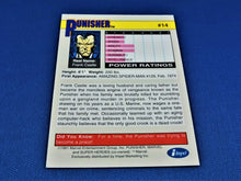Load image into Gallery viewer, Marvel Collector Cards - 1991 Marvel Universe Series 2 - #14 Punisher