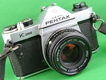 Charger l'image dans la galerie, Cameras - Pentax K1000 and Vivitar 16M Electronic Flash