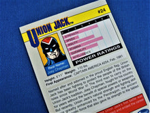Load image into Gallery viewer, Marvel Collector Cards - 1991 Marvel Universe Series 2 - #24 Union Jack