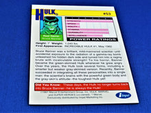 Load image into Gallery viewer, Marvel Collector Cards - 1991 Marvel Universe Series 2 - #53 Hulk