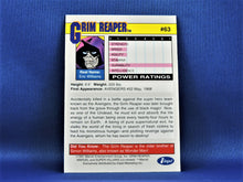 Load image into Gallery viewer, Marvel Collector Cards - 1991 Marvel Universe Series 2 - #63 Grim Reaper