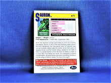 Load image into Gallery viewer, Marvel Collector Cards - 1991 Marvel Universe Series 2 - #71 Sauron