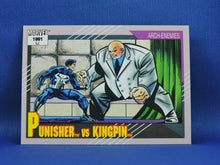 Load image into Gallery viewer, Marvel Collector Cards - 1991 Marvel Universe Series 2 - #102 Punisher vs Kingpin