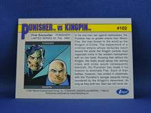 Load image into Gallery viewer, Marvel Collector Cards - 1991 Marvel Universe Series 2 - #102 Punisher vs Kingpin