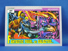 Load image into Gallery viewer, Marvel Collector Cards - 1991 Marvel Universe Series 2 - #107 Fantastic Four vs Galactus