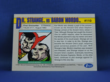 Load image into Gallery viewer, Marvel Collector Cards - 1991 Marvel Universe Series 2 - #110 Dr. Strange vs Baron Mordo