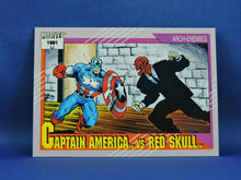 Load image into Gallery viewer, Marvel Collector Cards - 1991 Marvel Universe Series 2 - #115 Captain America vs Red Skull