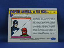 Load image into Gallery viewer, Marvel Collector Cards - 1991 Marvel Universe Series 2 - #115 Captain America vs Red Skull