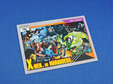 Load image into Gallery viewer, Marvel Collector Cards - 1991 Marvel Universe Series 2 - #117 X-Men vs Marauders