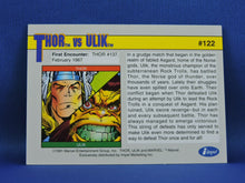 Load image into Gallery viewer, Marvel Collector Cards - 1991 Marvel Universe Series 2 - #122 Thor vs Ulik