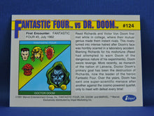 Load image into Gallery viewer, Marvel Collector Cards - 1991 Marvel Universe Series 2 - #124 Fantastic Four vs Doctor Doom