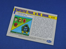 Load image into Gallery viewer, Marvel Collector Cards - 1991 Marvel Universe Series 2 - #124 Fantastic Four vs Doctor Doom