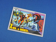 Load image into Gallery viewer, Marvel Collector Cards - 1991 Marvel Universe Series 2 - #125 X-Men vs Magneto