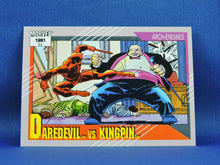 Load image into Gallery viewer, Marvel Collector Cards - 1991 Marvel Universe Series 2 - #126 Daredevil vs Kingpin
