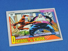 Load image into Gallery viewer, Marvel Collector Cards - 1991 Marvel Universe Series 2 - #126 Daredevil vs Kingpin