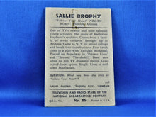 Charger l'image dans la galerie, Television and Radio Stars - NBC - 1953 - #86 Sallie Brophy