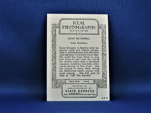 Load image into Gallery viewer, Real Photographs Collector Cards - 1939 - Series Two - #9 Joan Blondell