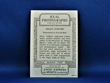 Load image into Gallery viewer, Real Photographs Collector Cards - 1939 - Series Two - #11 Helen Clifford