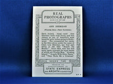 Load image into Gallery viewer, Real Photographs Collector Cards - 1939 - Series Two - #27 Ann Sheridan