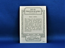 Load image into Gallery viewer, Real Photographs Collector Cards - 1939 - Series Two - #34 Mlle. Genia