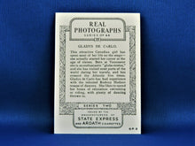 Load image into Gallery viewer, Real Photographs Collector Cards - 1939 - Series Two - #35 Gladys De Carlo
