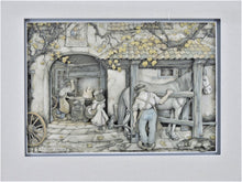 Charger l'image dans la galerie, Paper Tole - 3D - Decoupage - Anton Pieck - The Black Smith